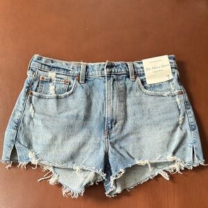 🆕 Abercrombie & Fitch Blue Distressed Jean Shorts